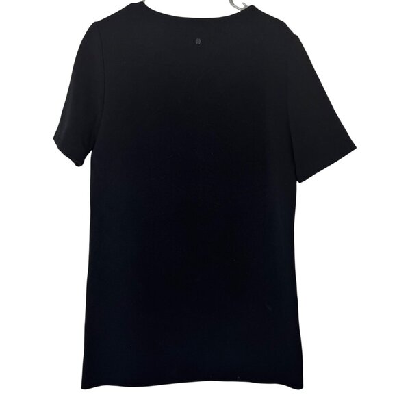 ElevenParis Black Mini Dress EU 38 US 8 Baboon Gold Graphic Streetwear Edgy - Picture 4 of 6